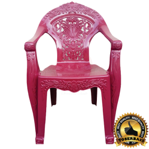 Kursi Tamu Bunga SF Merah