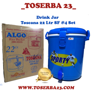 Drink Jar Toscana 22 Ltr SF @4 Set