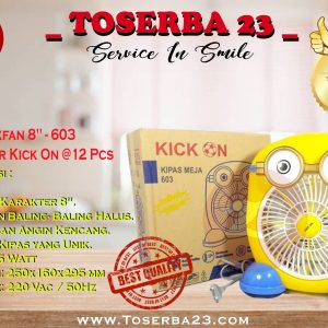 Boxfan 8" - 603 Karakter Kick On @12 Pcs